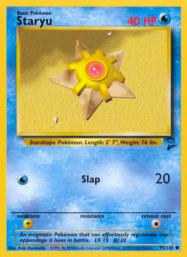 Staryu (095/130) Reverse Holo card image