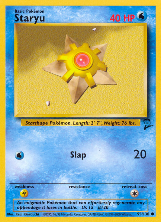 Staryu (095/130) Reverse Holo card image