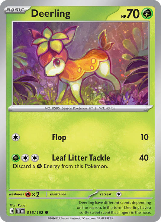 Deerling (016/162) Reverse Holo card image