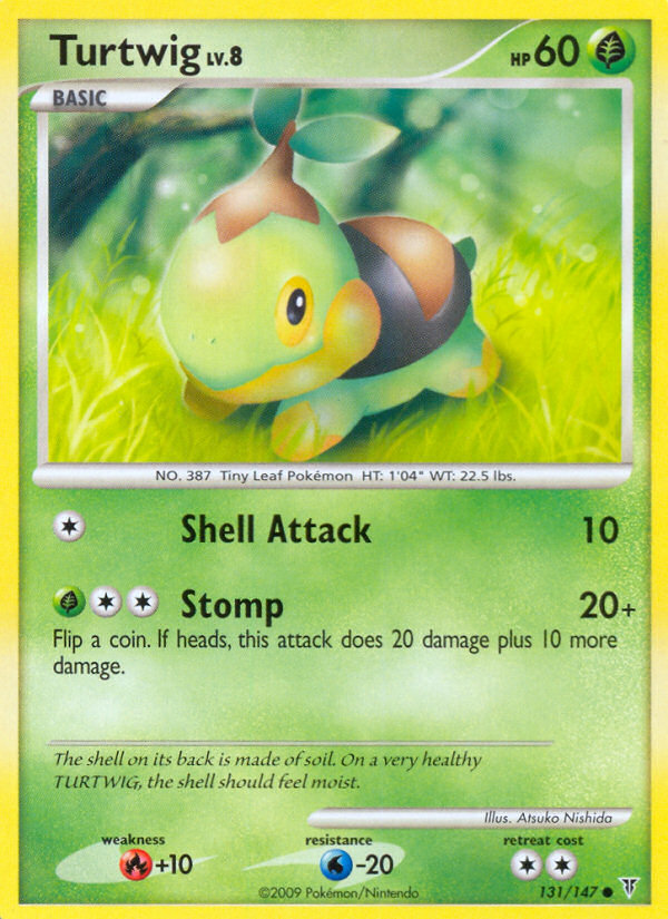 Turtwig (131/147) Reverse Holo card image