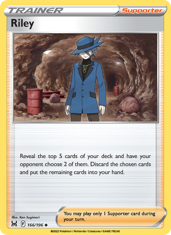 Riley (166/196) Reverse Holo card image