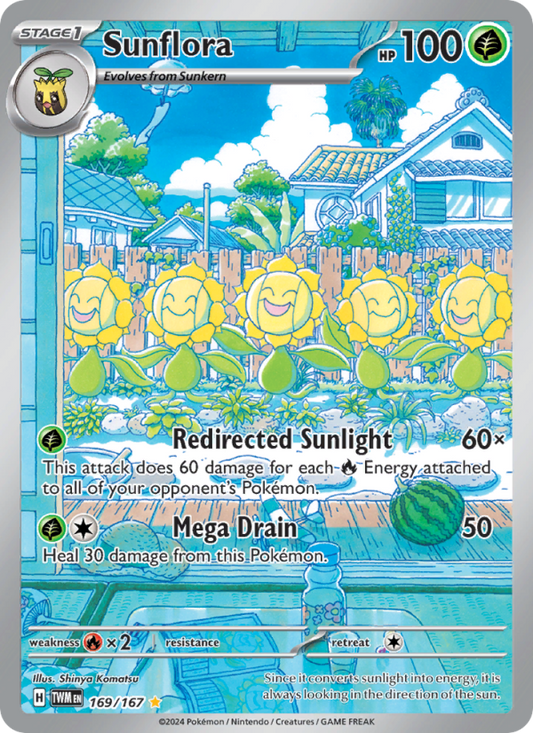 Sunflora (169/167) Holographic card image
