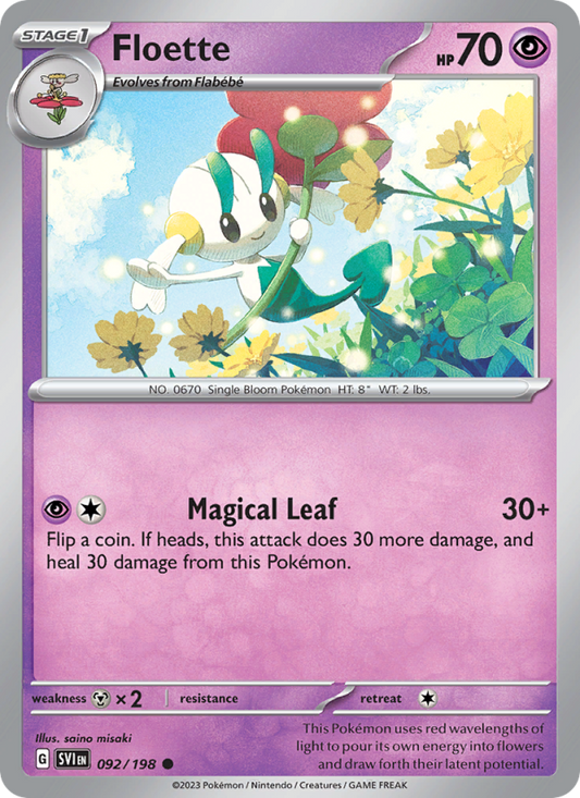 Floette (092/198) Reverse Holo card image