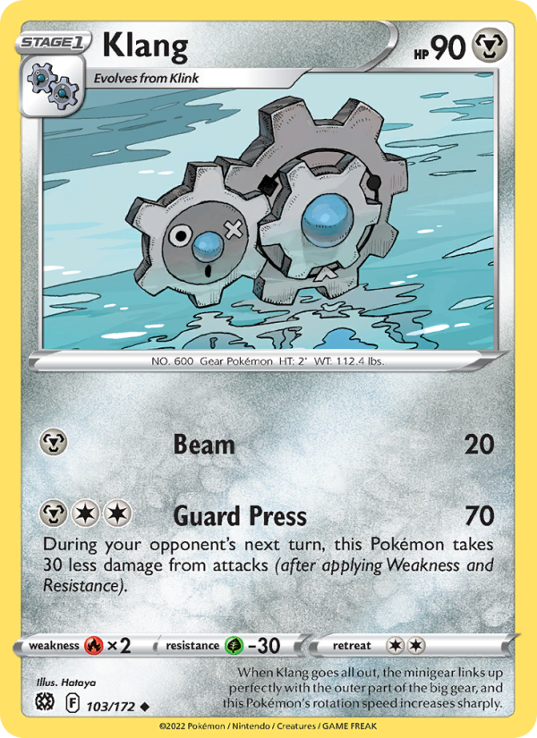 Klang (103/172) Reverse Holo card image