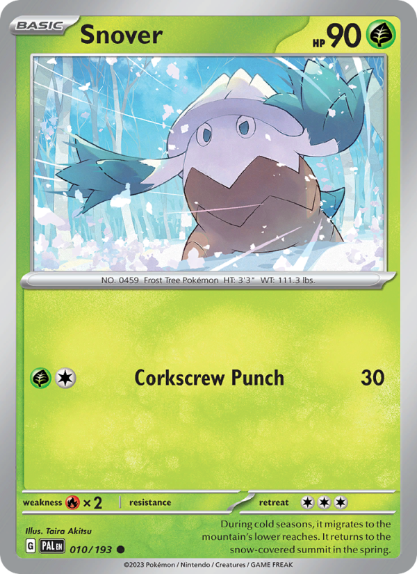 Snover (010/193) Reverse Holo card image