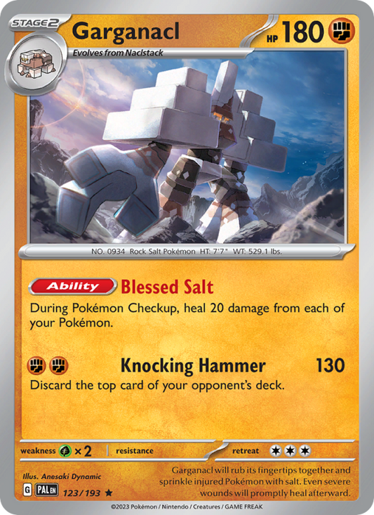 Garganacl (123/193) Reverse Holo card image