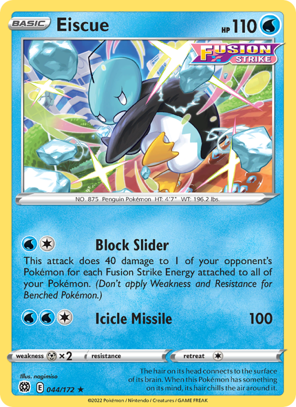 Eiscue (044/172) Reverse Holo card image