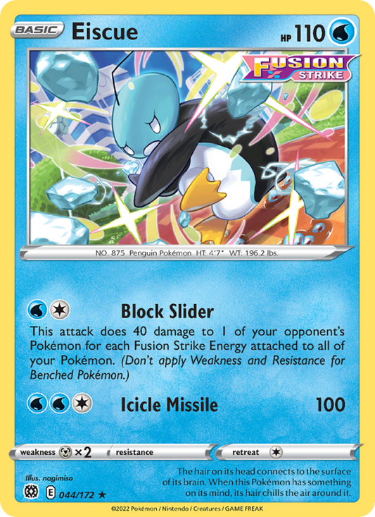 Eiscue (044/172) Reverse Holo card image