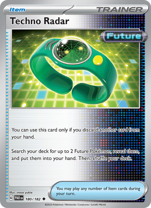 Techno Radar (180/182) Reverse Holo card image