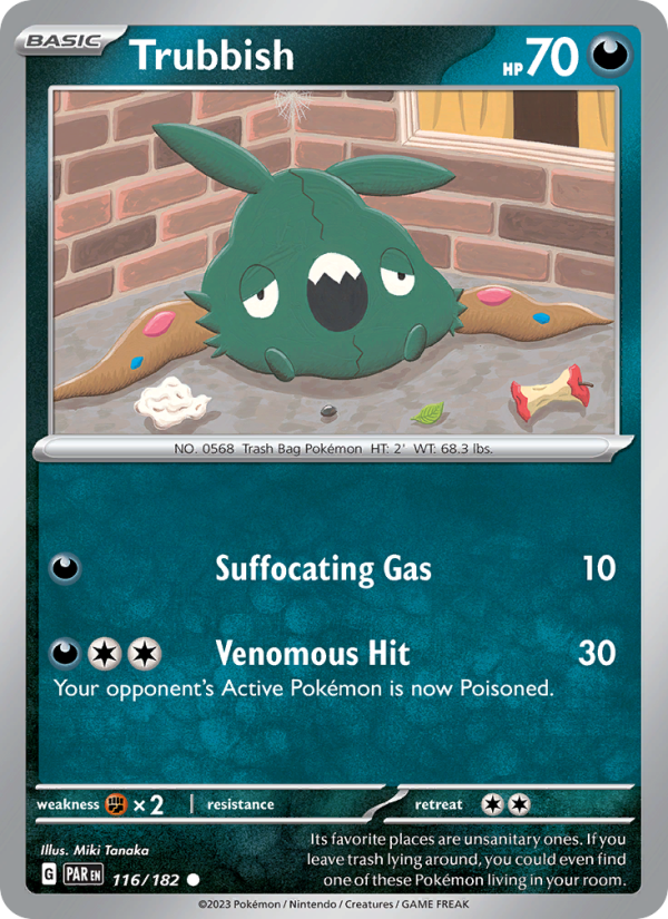 Trubbish (116/182) Reverse Holo card image
