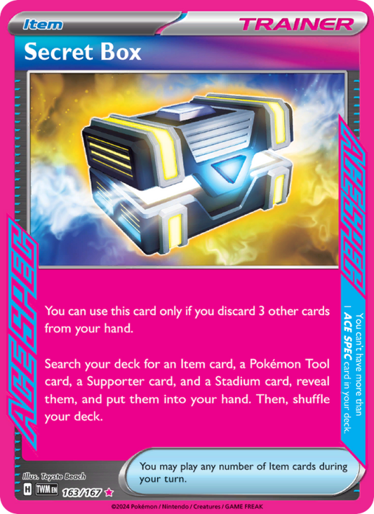 Secret Box (163/167) Holographic card image