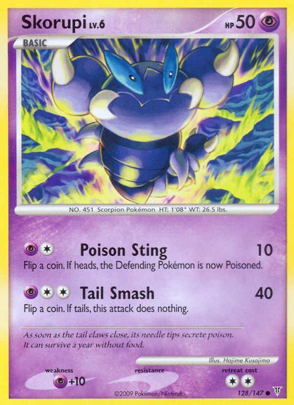 Skorupi (128/147) Reverse Holo card image
