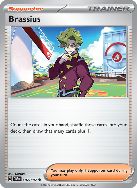 Brassius (187/197) Reverse Holo card image
