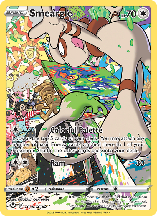 Smeargle (TG10/195) Holographic card image