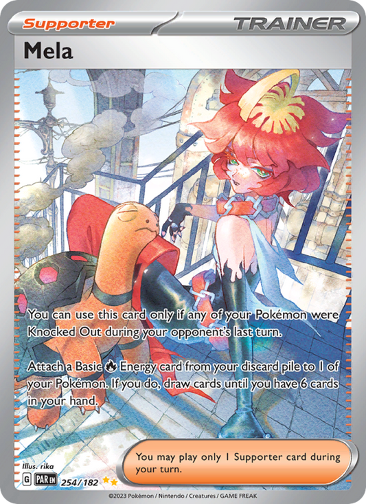 Mela (254/182) Holographic card image
