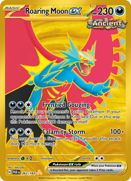 Roaring Moon ex (262/182) Holographic card image