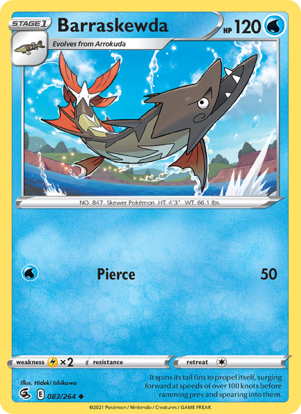 Barraskewda (083/264) Reverse Holo card image