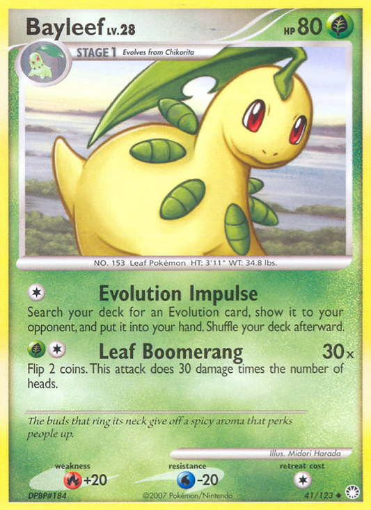 Bayleef (041/122) Reverse Holo card image