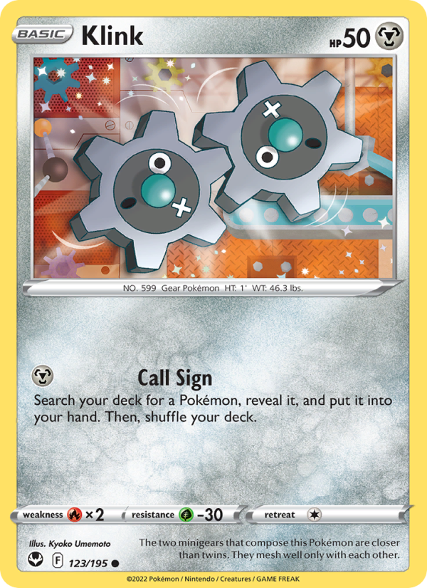 Klink (123/195) Reverse Holo card image