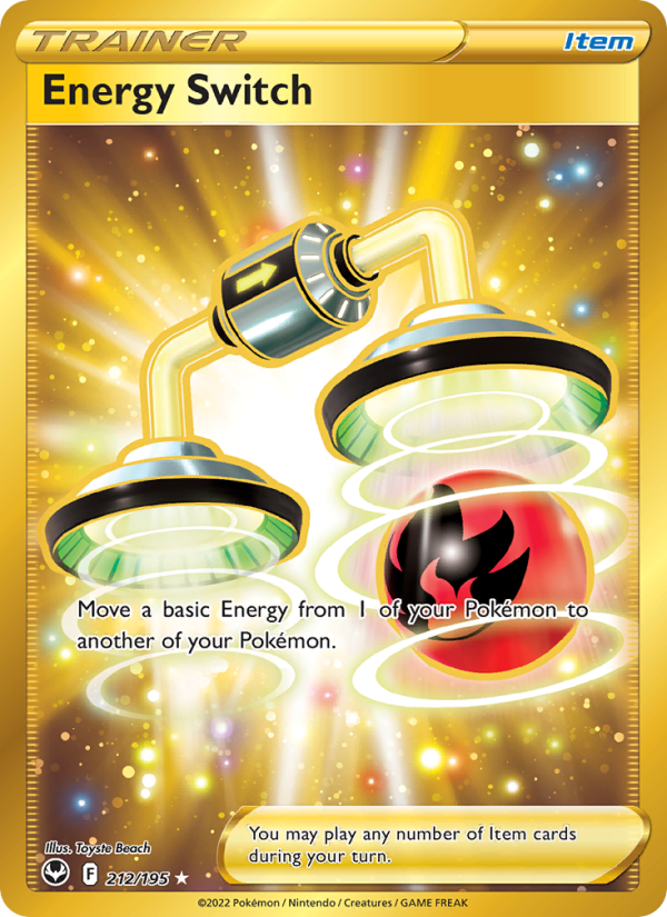 Energy Switch (212/195) Holographic card image