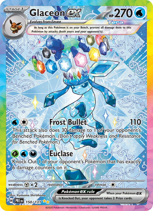 Glaceon ex (150/131) Reverse Holo card image