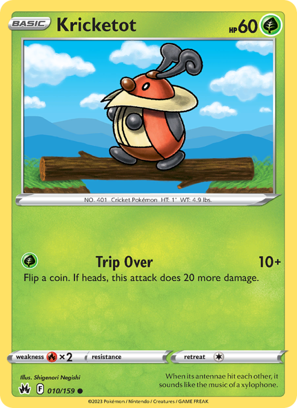Kricketot (010/159) Reverse Holo card image