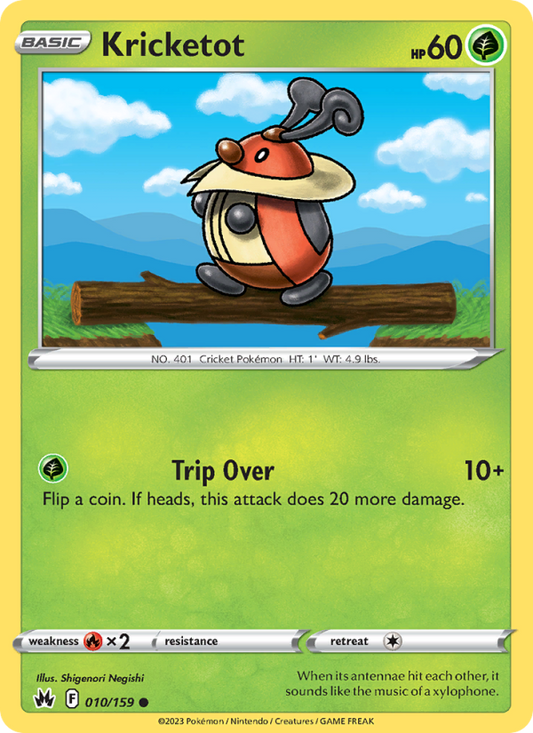 Kricketot (010/159) Reverse Holo card image