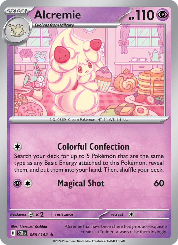 Alcremie (065/142) Reverse Holo card image