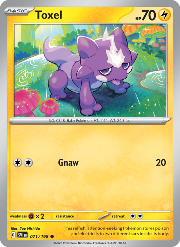 Toxel (071/198) Reverse Holo card image