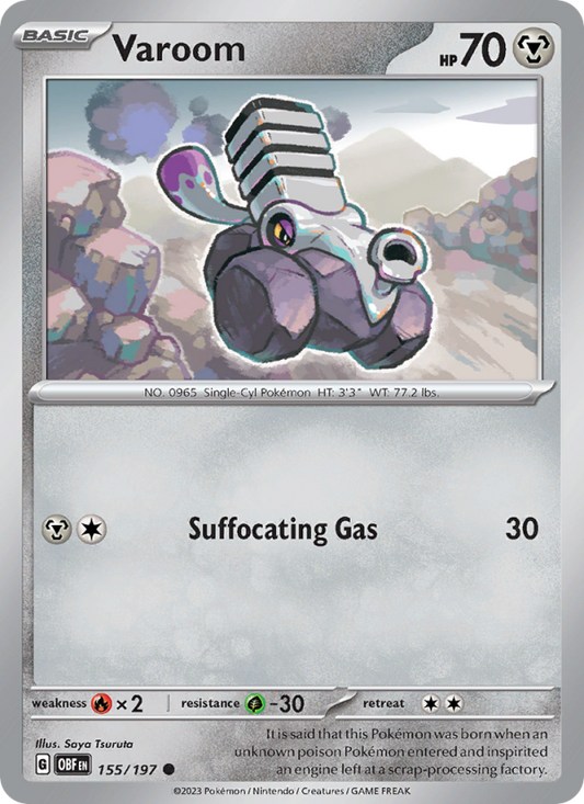 Varoom (155/197) Reverse Holo card image