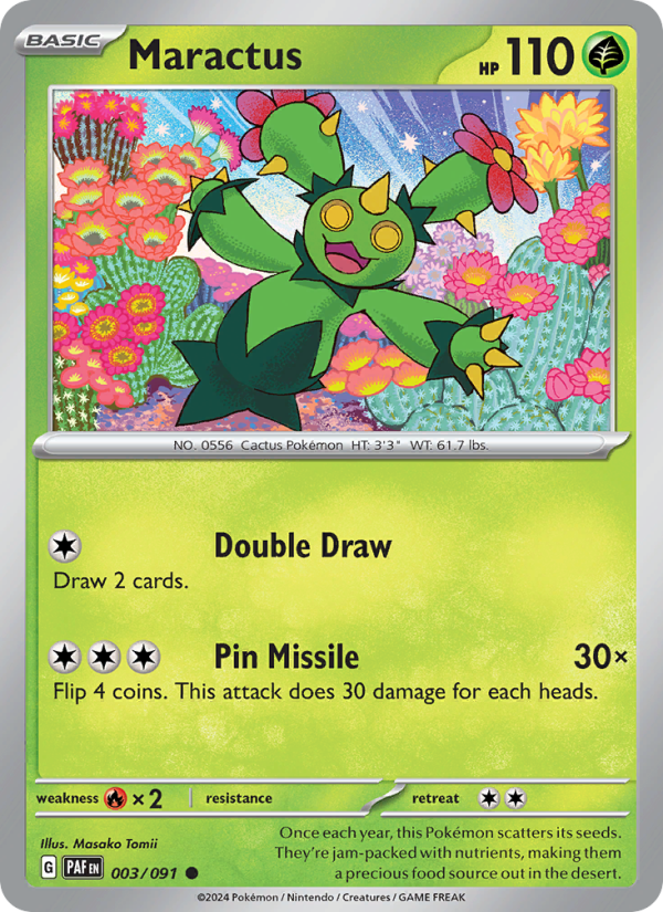Maractus (003/91) Reverse Holo card image