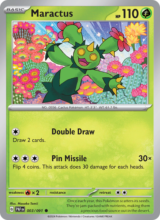 Maractus (003/91) Reverse Holo card image