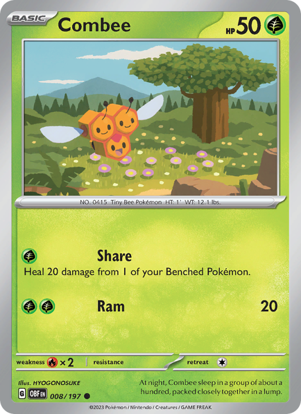 Combee (008/197) Reverse Holo card image