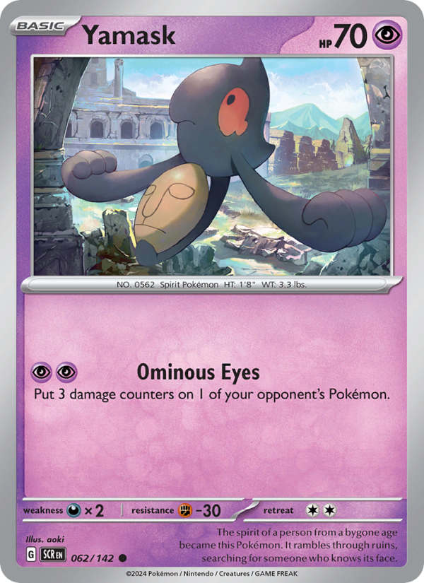 Yamask (062/142) Reverse Holo card image