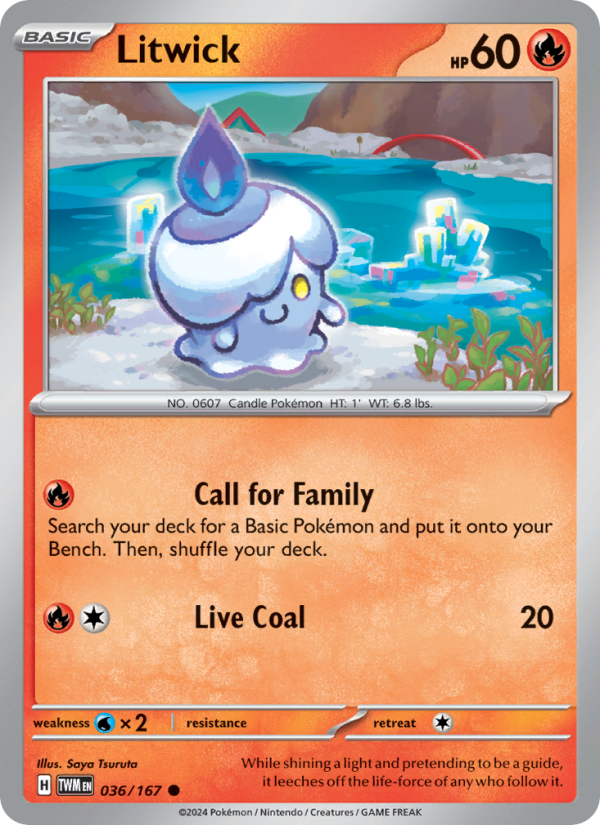 Litwick (036/167) Reverse Holo card image