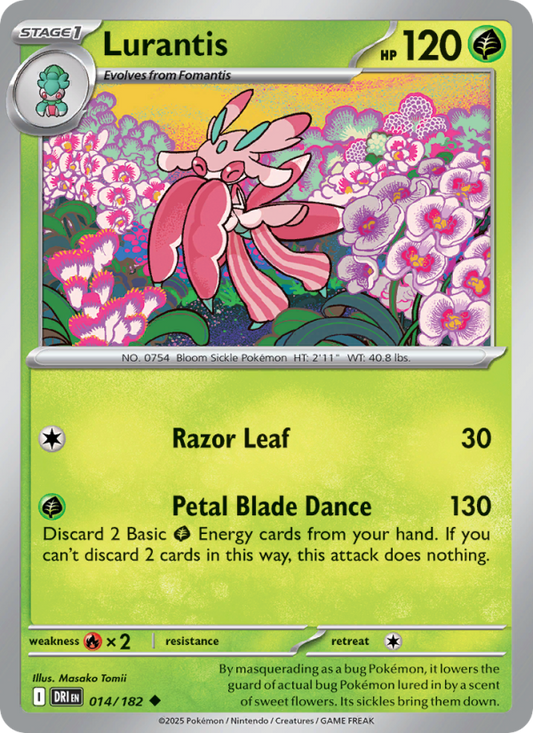 Lurantis (014/182) Reverse Holo card image