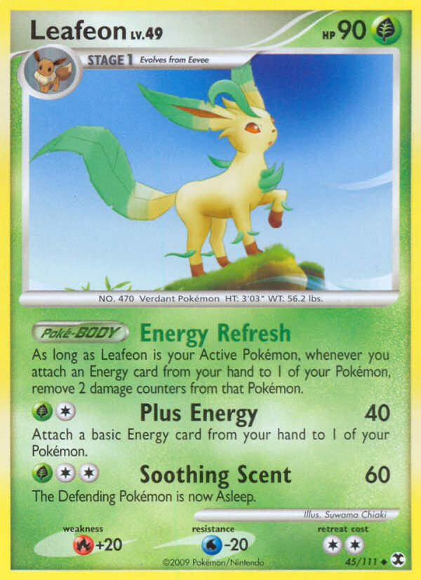 Leafeon (045/111) Reverse Holo card image