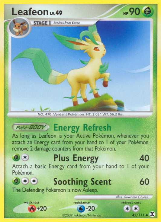 Leafeon (045/111) Reverse Holo card image