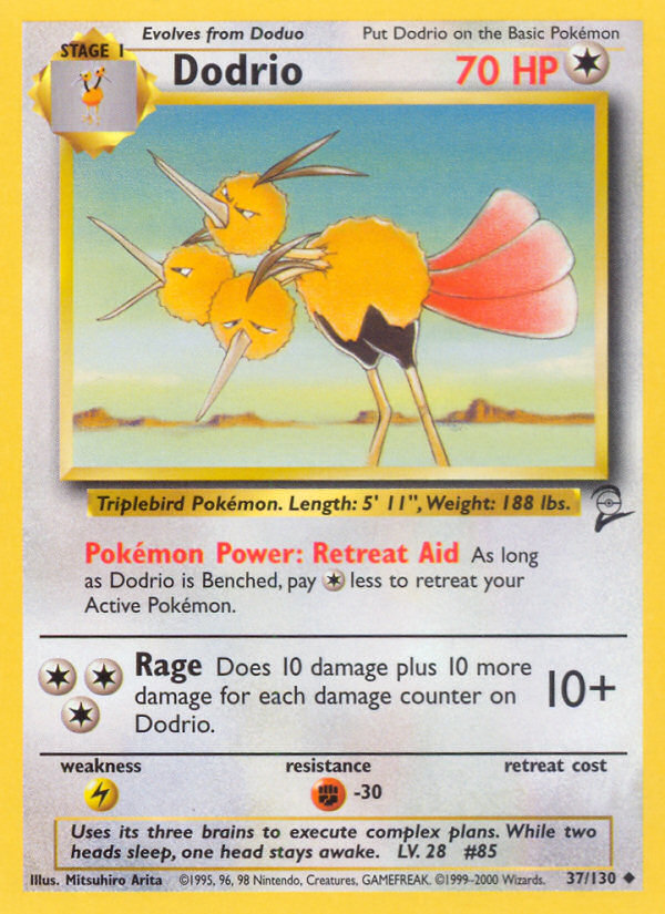 Dodrio (037/130) Reverse Holo card image