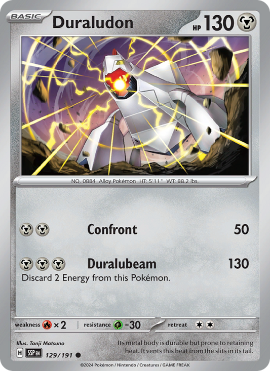 Duraludon (129/191) Reverse Holo card image
