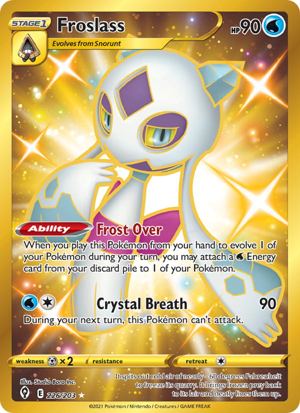 Froslass (226/203) Holographic card image