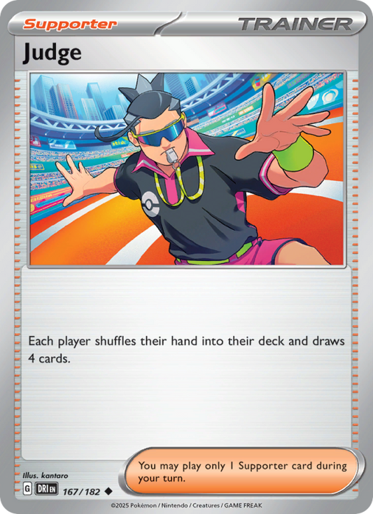 Judge (167/182) Reverse Holo card image
