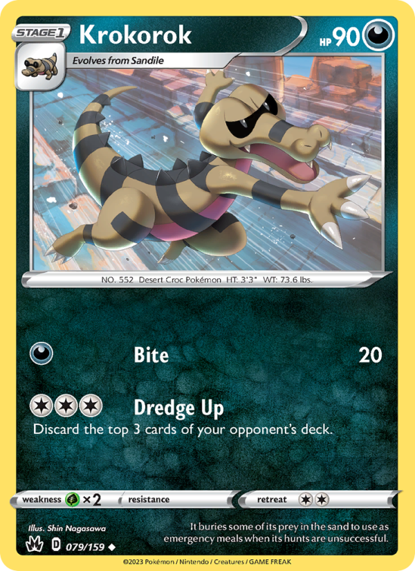 Krokorok (079/159) Reverse Holo card image