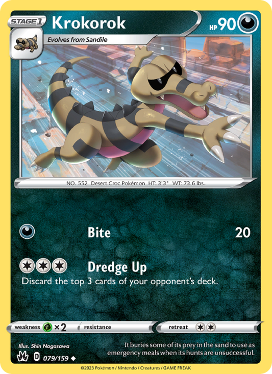 Krokorok (079/159) Reverse Holo card image