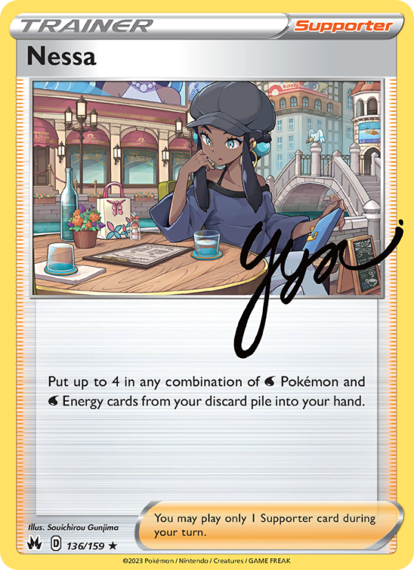 Nessa (136/159) Reverse Holo card image