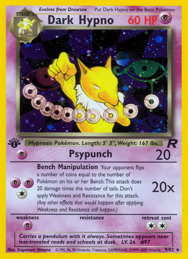Dark Hypno (009/82) Reverse Holo card image