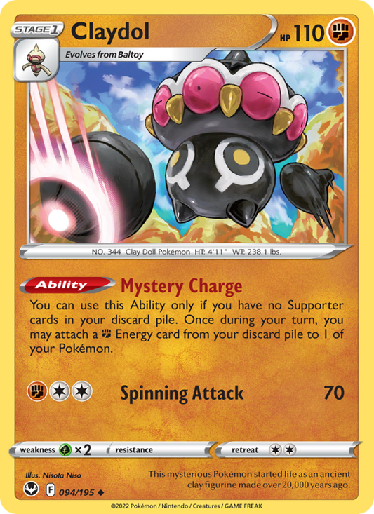 Claydol (094/195) Reverse Holo card image