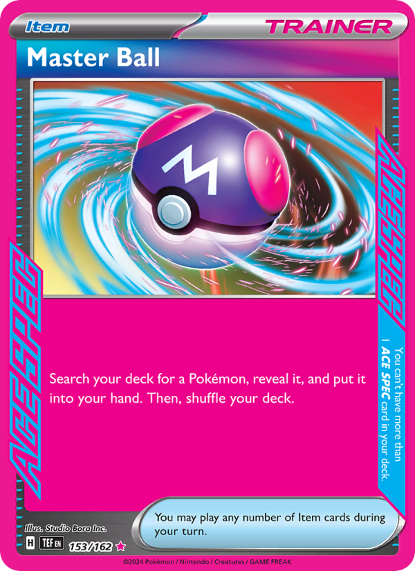Master Ball (153/162) Holographic card image