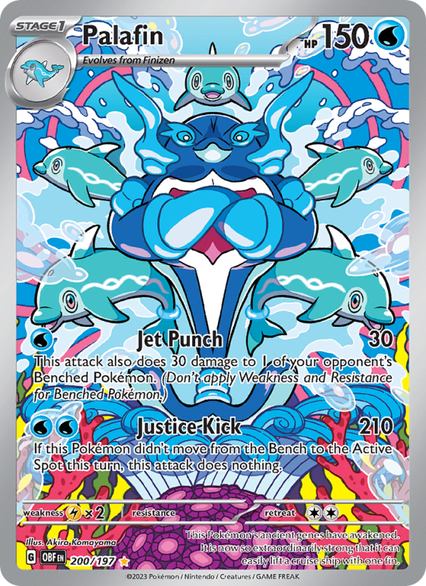 Palafin (200/197) Holographic card image
