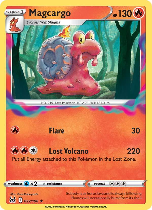 Magcargo (022/196) Reverse Holo card image